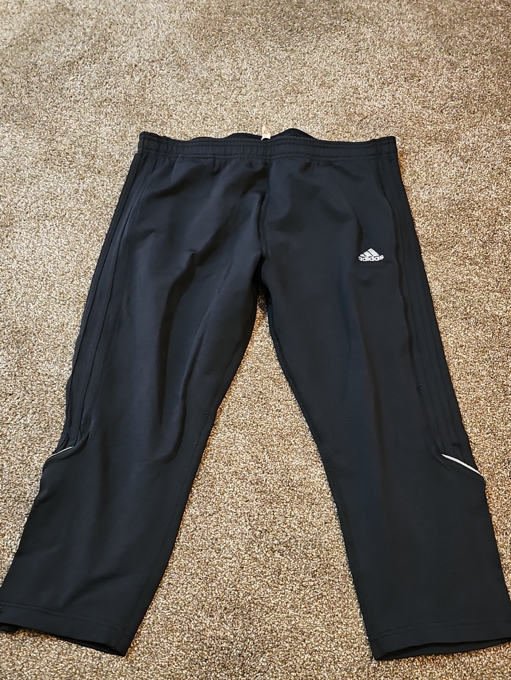 Adidas Black Capri Pants